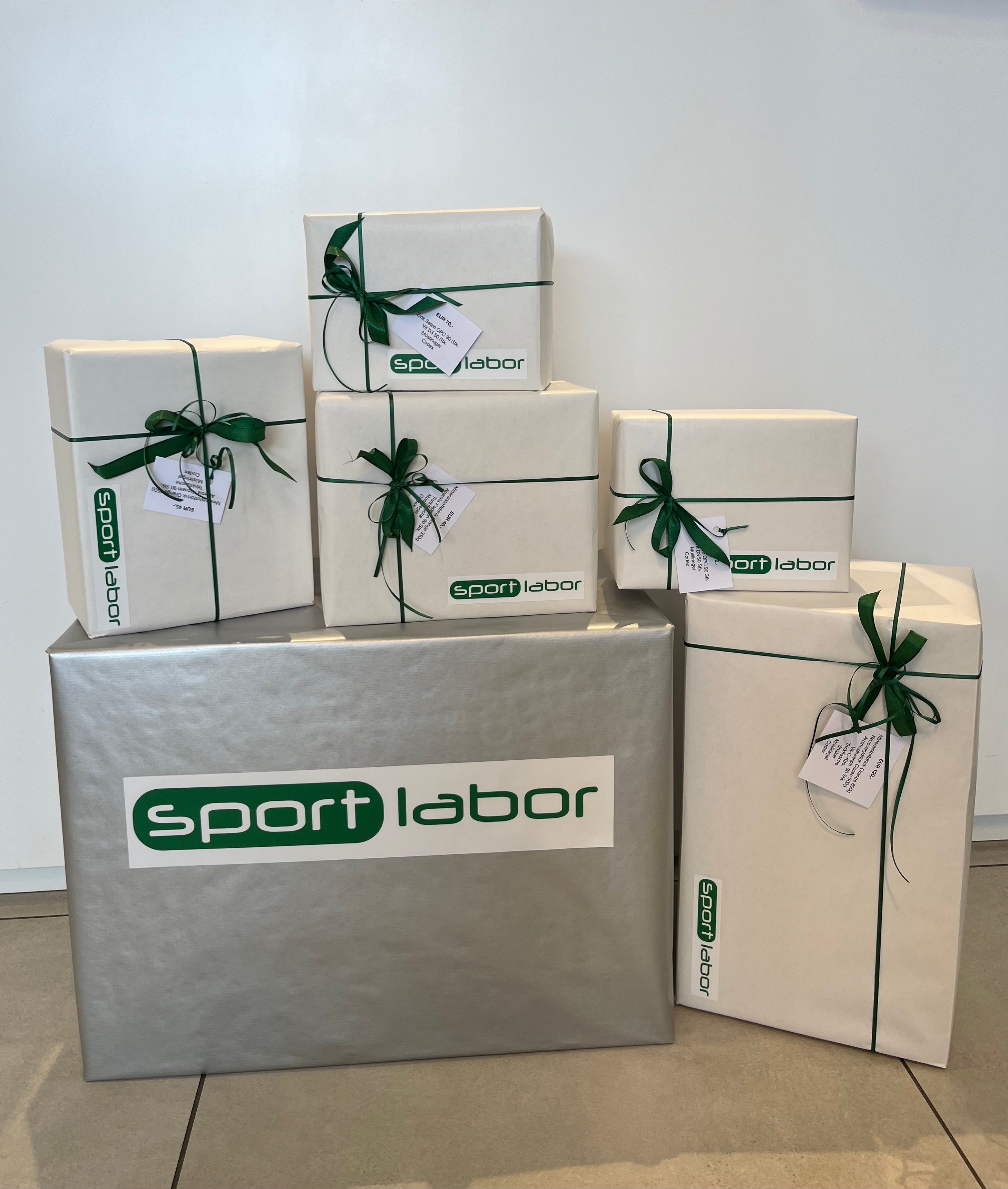 Sportlabor Paket als Geschenk