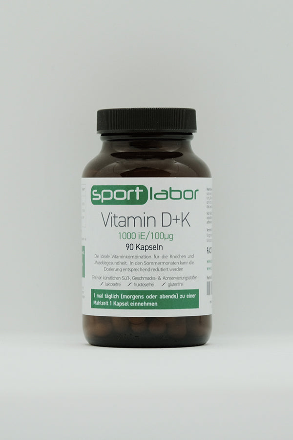 Vitamin D3 / K2 Kapseln - Sportlabor