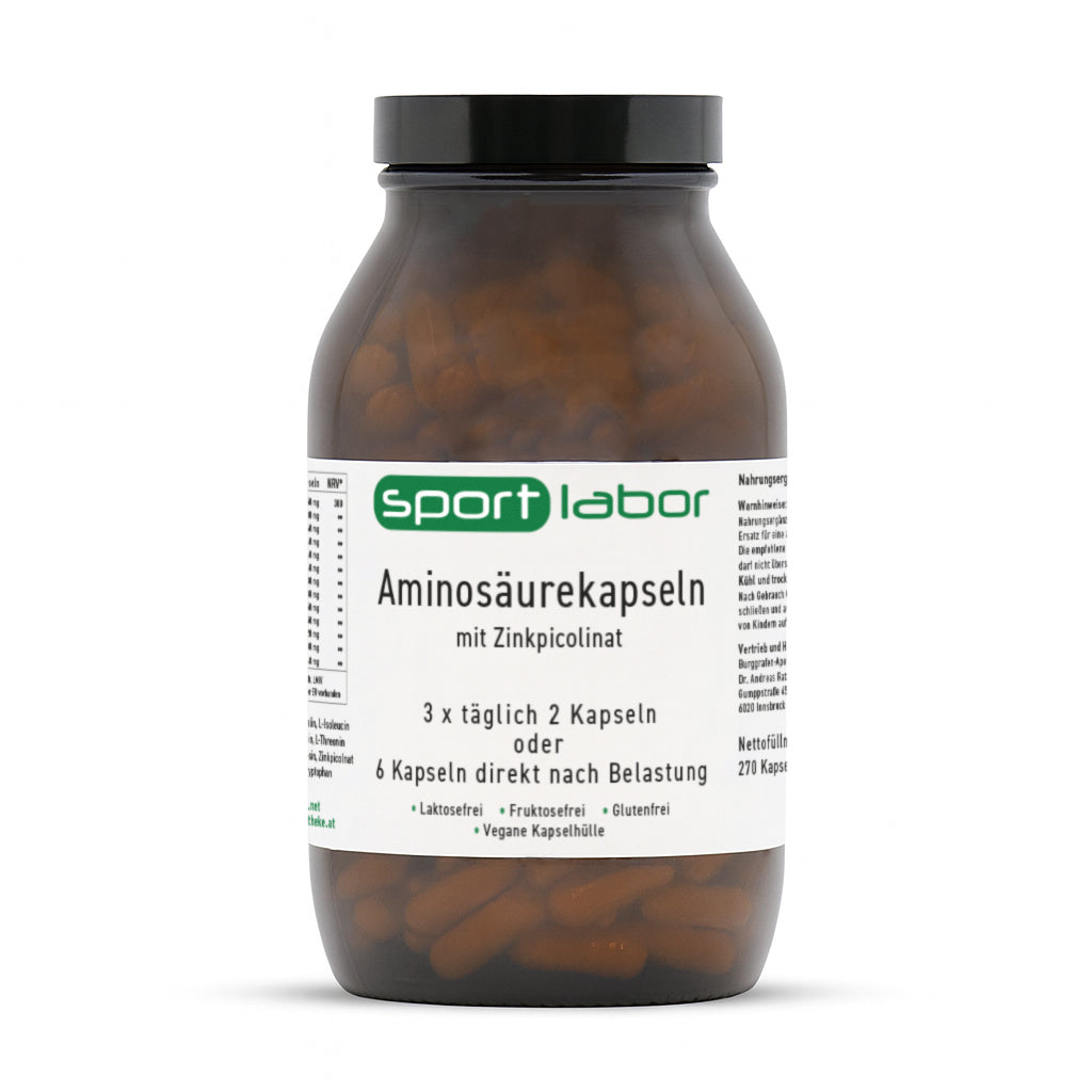 Aminosäuren mit Zink Kapseln